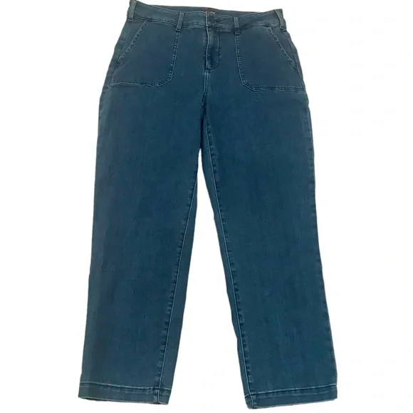 NYDJ Womens MDNMMA2558 Straight Ankle Chino Jeans - Blue - Picture 3 of 9